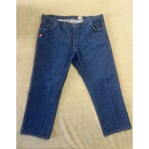 Reed FR Blue Denim Flame Resistant Work‎ Jeans  Cat 2 2112 Mens 44x37U Work Wear